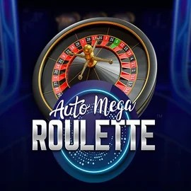 Auto Mega Roulette slot logo by Pragmatic Play at Slotornado Casino