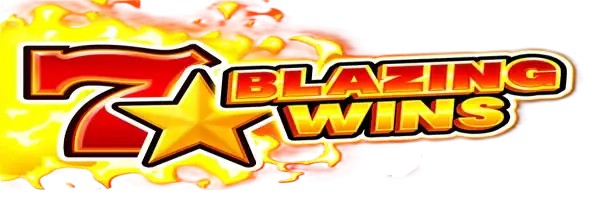 Blazing Wins online game logo by Playson on slotornadocasino-de.com