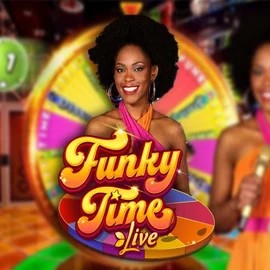Funky Time casino game by Evolution – featured logo at Slotornado Casino