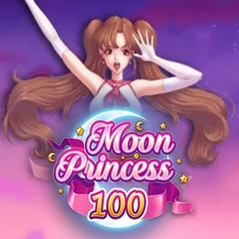 Moon Princess 100 online game logo by Play'n GO on slotornadocasino-de.com