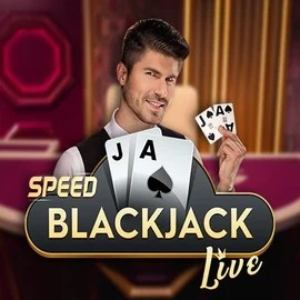 Speed Blackjack logo by Pragmatic Play at Slotornado Casino